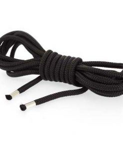 Zacht Japans bondage touw zwart 15 mtr.