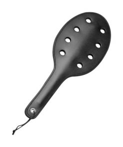 Strict Leather Rounded Paddle with Holes