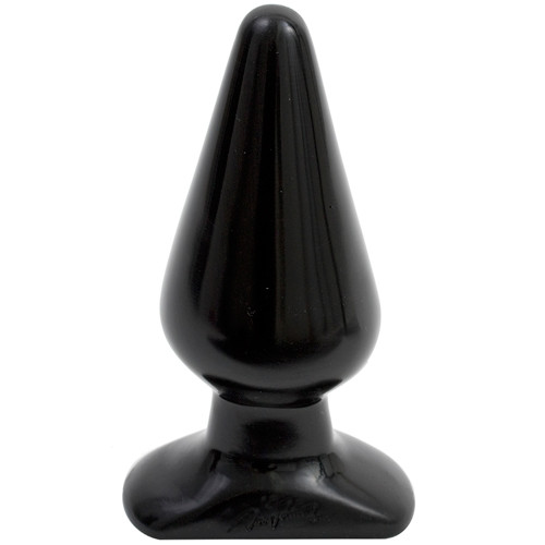 Classic Buttplug Smooth - Large- Zwart