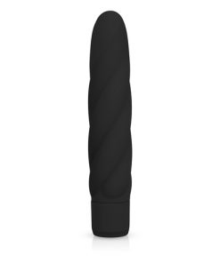 Zwarte Siliconen Vibrator