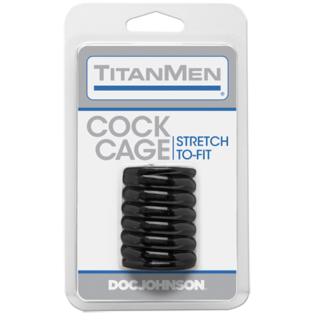 Titanmen Cockcage Black
