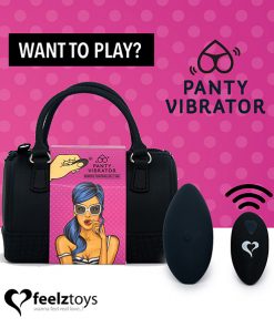 Feelztoys - Panty Vibe Remote Controlled Vibrator Zwart