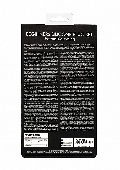 Beginners Silicone Plug Set - Black